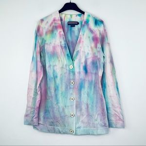 Vineyard Vines Large Cardigan Button Up Tie Dyed